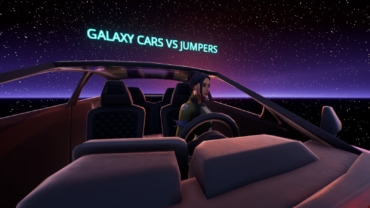 GALAXY CARS VS JUMPERS - BHE 🌌
