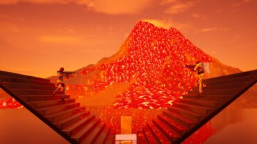🌋VolcanicIsland 1c1 BuildFight🔥