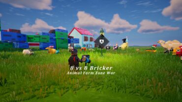 🧸8 vs 8 Bricker  Animal Farm Zone War🧸