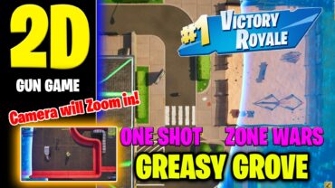 🌳 2D GREASY GROVE ZONE WARS ONE SHOT GUN GAME 🌳